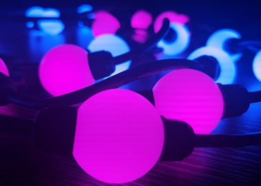 ポリ塩化ビニール休日クラブのためのプログラム可能なRgb LEDのクリスマスの照明28MMの長さ