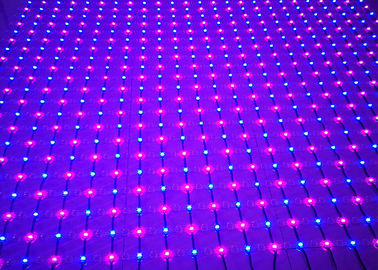 フル カラーLEDの網の網の豆電球の屋内高い明るさポリ塩化ビニールLEDの網目スクリーン
